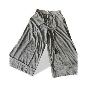 ZARA Trafaluc Striped Wide-Leg Pants size M